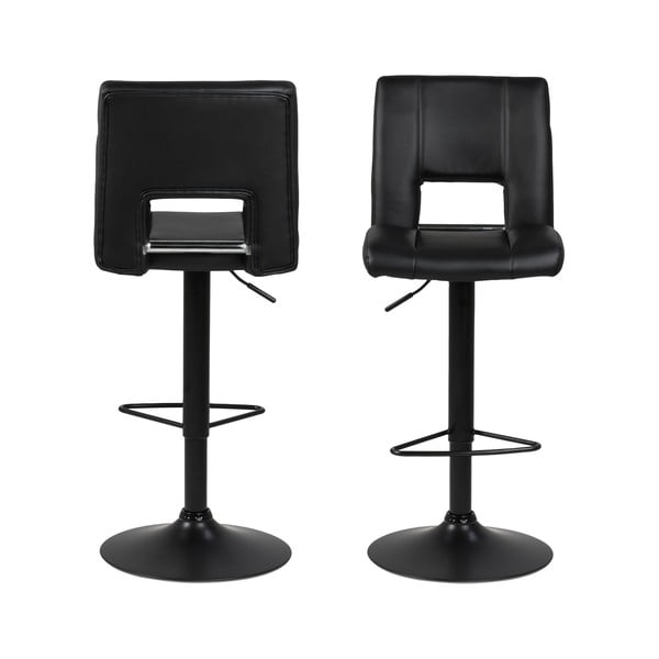 Crna barska stolica s podesivom visinom Acton Sylvia-image-3