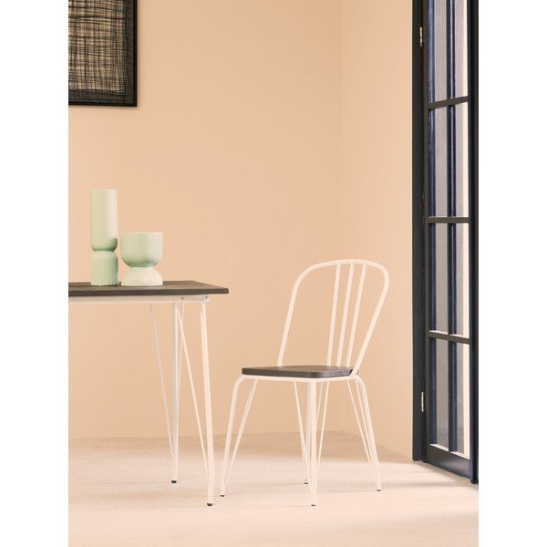 Bijela/u prirodnoj boji blagovaonska stolica od čvrstog brijesta District – Premier Housewares-image-1