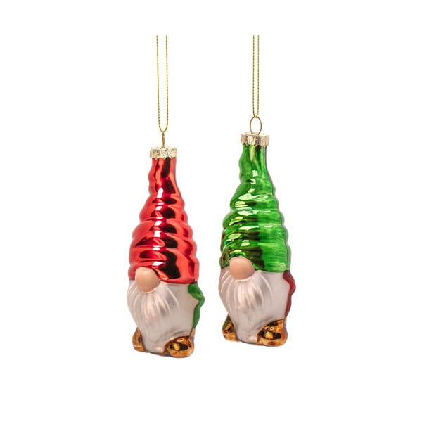 Stakleni ukrasi za božićno drvce u setu 2 kom ø 4 cm Gonk – Sass & Belle