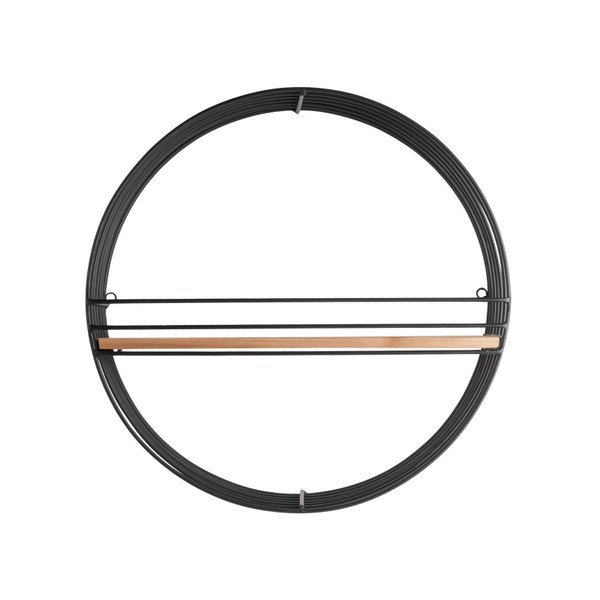 Crna zidna polica Leitmotiv Round-image-1