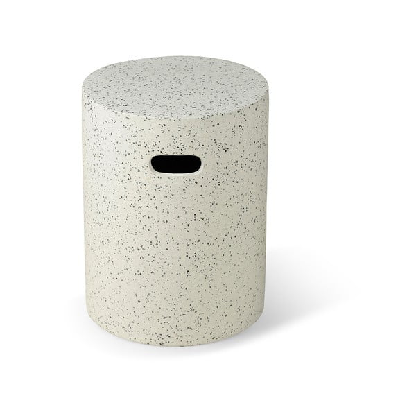 Bijeli vrtni stolić Bonami Selection Loris, ø 35 cm-image-1