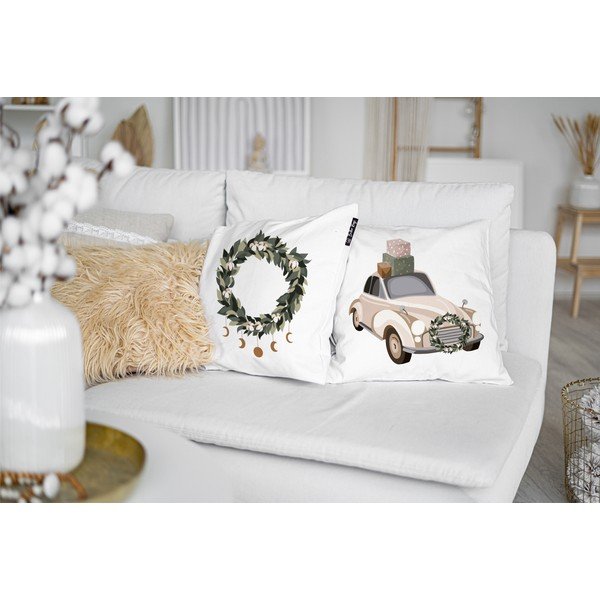 Ukrasne jastučnice u setu 4 kom s božićnim motivom 45x45 cm Festive Mood – Butter Kings-image-1