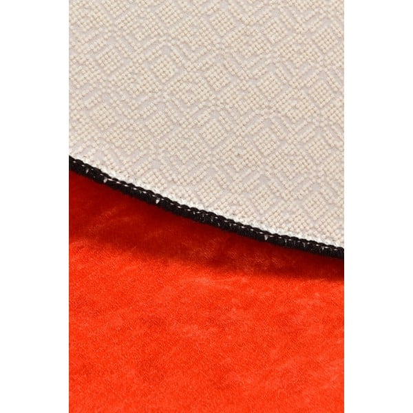 Narančasti dječji protuklizni tepih Conceptum Hypnose Basketball, ø 140 cm-image-1