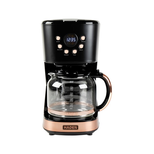 Crni/u bakrenoj boji aparat za kavu – Haden