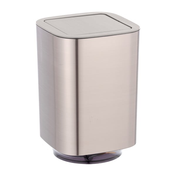 Plastična kanta za smeće u sjajno srebrnoj boji 5,5 l Auron – Wenko-image-1