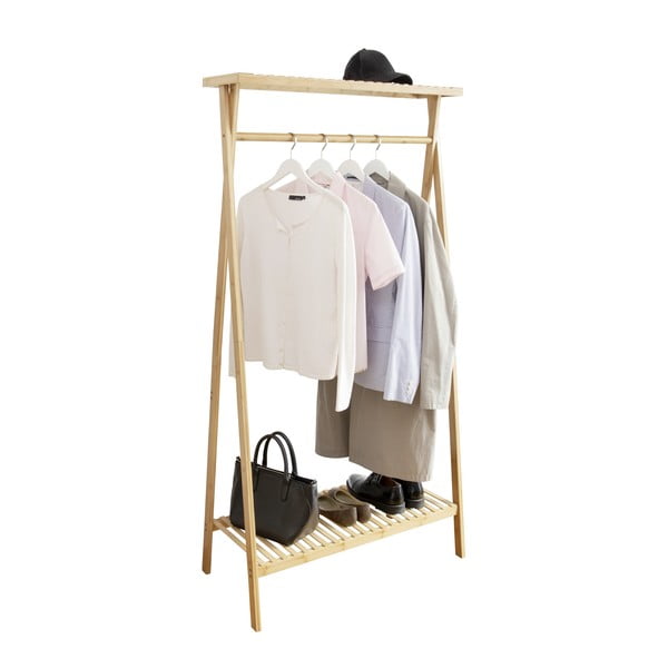 Stalak za odjeću od bambusa u prirodnoj boji Lanai - Wenko-image-2