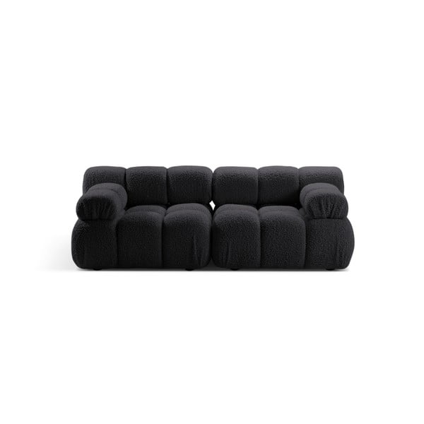 Antracitno siva sofa od bouclé tkanine 188 cm Bellis – Micadoni Home
