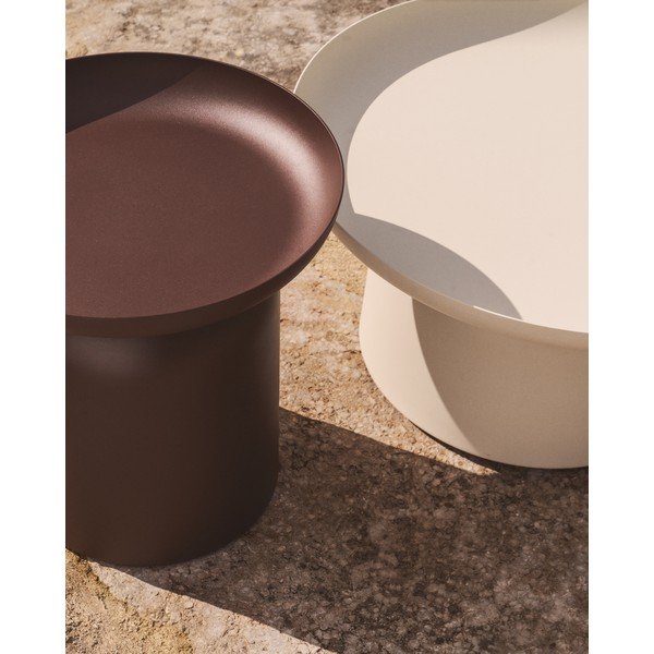 Metalni okrugao vrtni stolić ø 45 cm Arcola – Kave Home-image-3