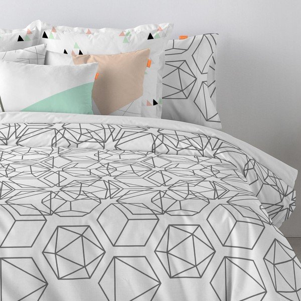 Pamučna jastučnica Jewel Blanc, 60 x 60 cm-image-1