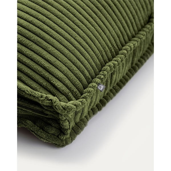 Zeleni ukrasni jastuk za sjedeću garnituru od samta Blok – Kave Home-image-2