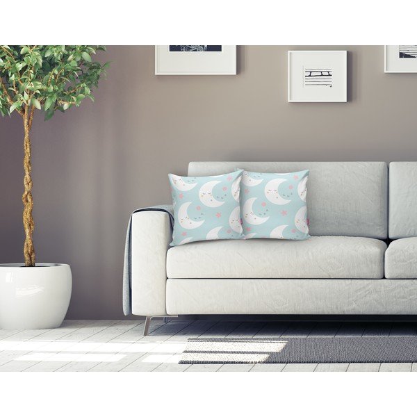 Jastučnica s udjelom pamuka Minimalist Cushion Covers Moon, 45 x 45 cm-image-1
