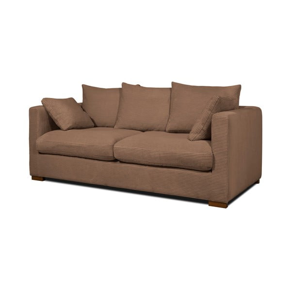 Svjetlo smeđa sofa od samta 175 cm Comfy – Scandic-image-2