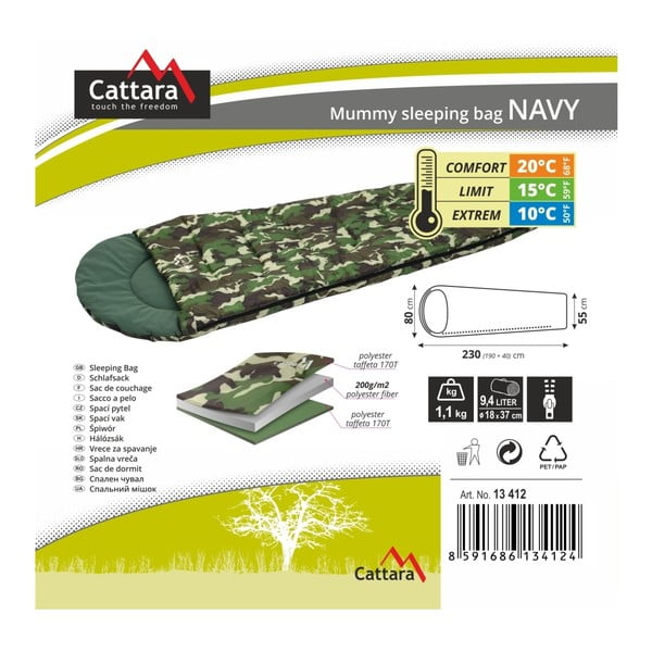 Cattara Navy vreća za spavanje-image-2