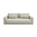 Bež sklopiva/s prostorom za odlaganje sofa 238 cm Kapua – Makamii