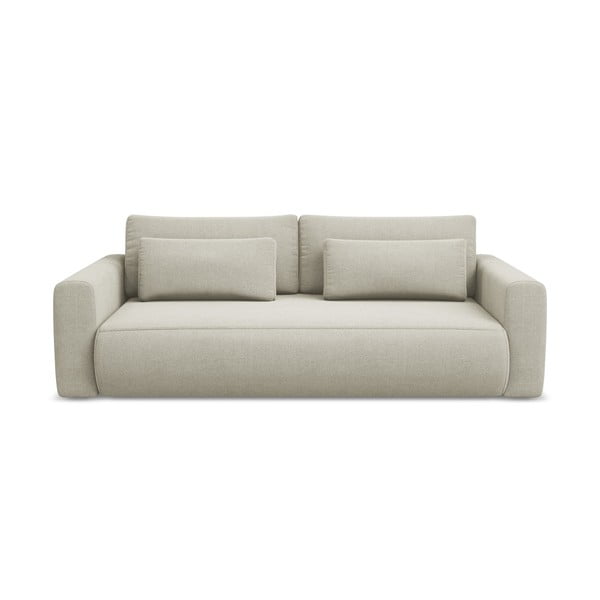 Bež sklopiva/s prostorom za odlaganje sofa 238 cm Kapua – Makamii