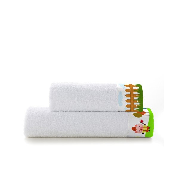Set od 2 ručnika Praščići lisice, 50x100 cm i 70x140 cm-image-1