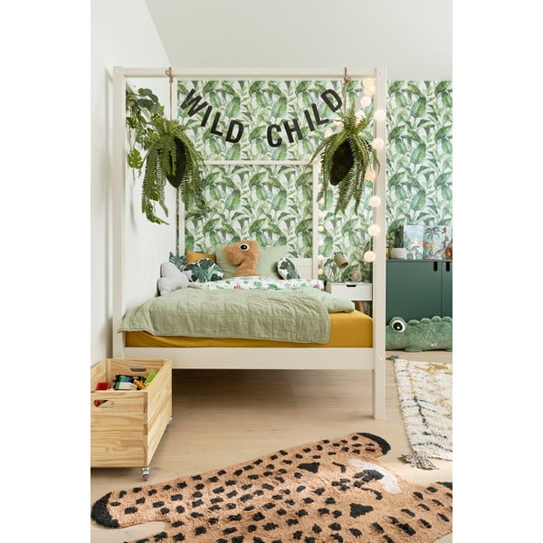 Bijeli dječji krevet 140x200 cm PINO CANOPY – Vipack-image-1