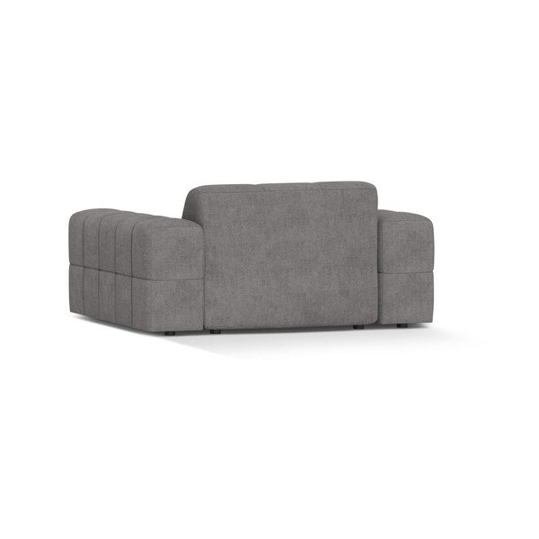 Siva fotelja od šenila Chicago – Cosmopolitan Design-image-2