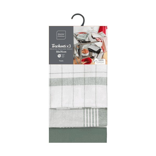 Pamučna kuhinjska krpa 3 kom 50x70 cm Vibrato – douceur d'intérieur-image-2