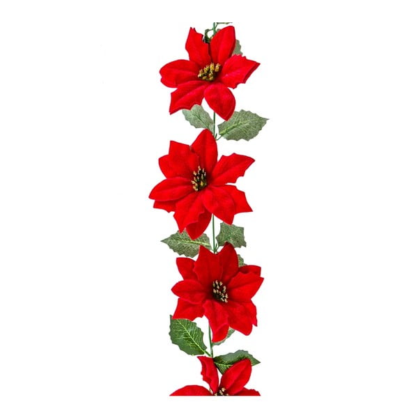 Božićna girlanda 180 cm Poinsettia – Casa Selección-image-1