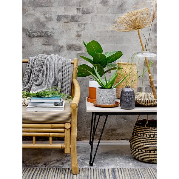 Plava deka Bloomingville Throw, 130 x 160 cm-image-1