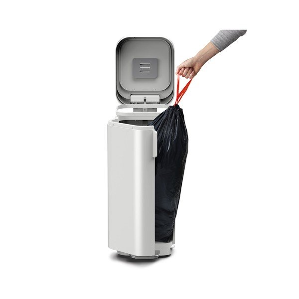 Bež željezna kanta za smeće s pedalom 40 l Porta – Joseph Joseph-image-3