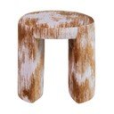 Smeđi podstavljeni stolac Charlie – WOOOD