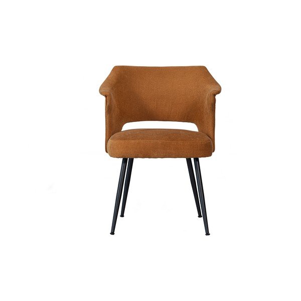 Oker žute baršunaste blagovaonske stolice u setu 2 kom Sits – Basiclabel -image-2