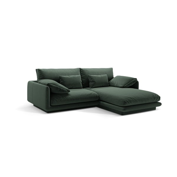 Tamno zelena kutna garnitura (s desnim kutom) Torino – Micadoni Home-image-2