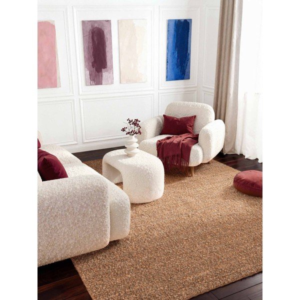 Bež ručno rađen tepih od boucle tkanine 200x290 cm Notting Hill Portobello – Ted Baker-image-1