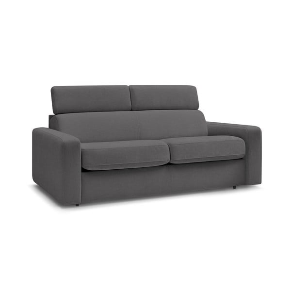 Tamno siva sklopiva sofa 195 cm Monaco – Bobochic Paris-image-1
