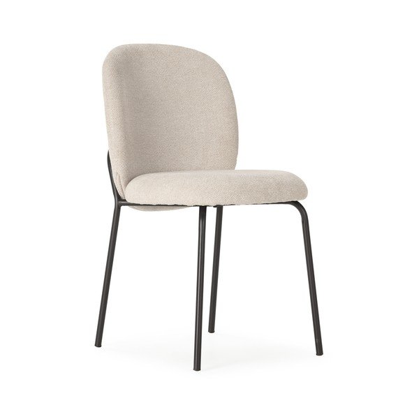 Crne/krem blagovaonske stolice u setu 4 kom Daia – Marckeric