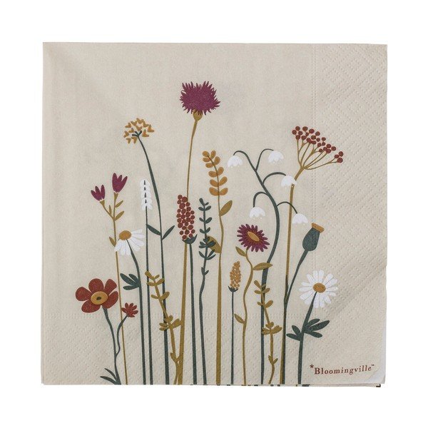 Papirnati ubrusi u setu 20 kom 33x33 cm Paige – Bloomingville