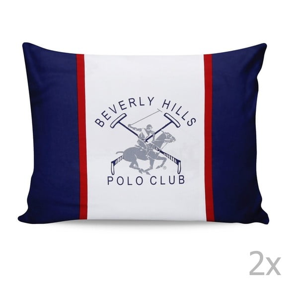 Set od dvije jastučnice Beverly Hills Polo Club opat, 50 x 70 cm