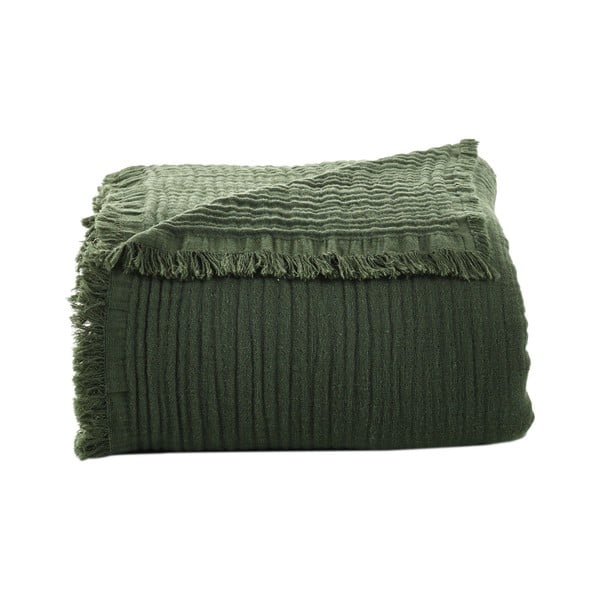 Tamno zeleni prekrivač od muslina 200x250 cm – Mijolnir