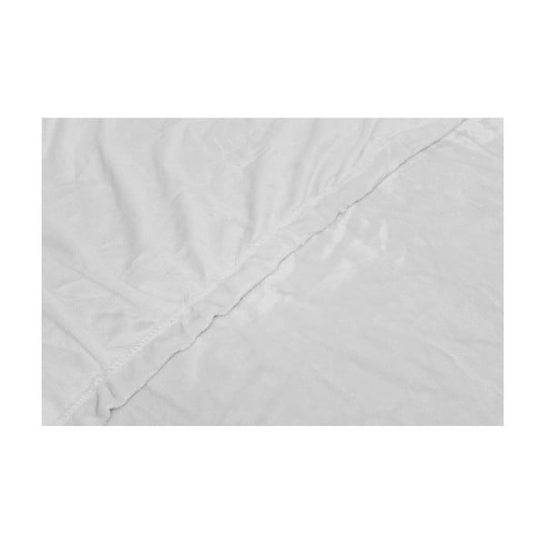 Bijela mikroplišana plahta My House, 180 x 200 cm-image-1