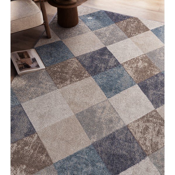 Plavi/bež tepih 160x235 cm Terrain – Hanse Home-image-1