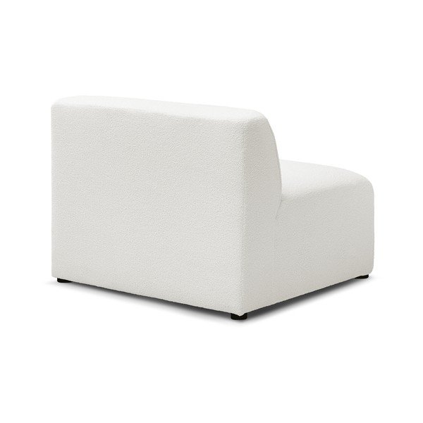 Bijela modularna sjedeća garnitura od bouclé tkanine (srednji modul ) Megeve – Bobochic Paris-image-4