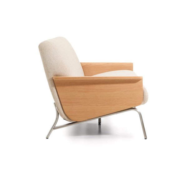 Bež sofa od šenila 205 cm Amsen – Kave Home-image-3