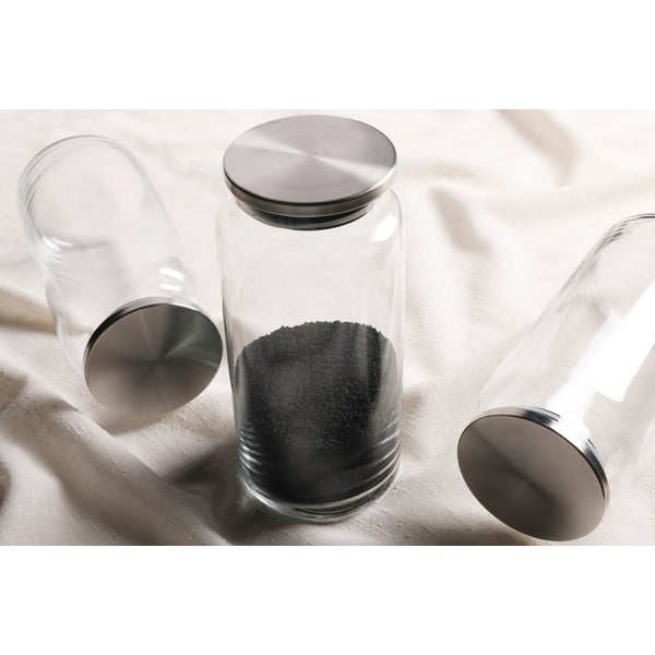 Staklene posude za namirnice u setu 3 kom za čuvanje hrane – Hermia-image-1