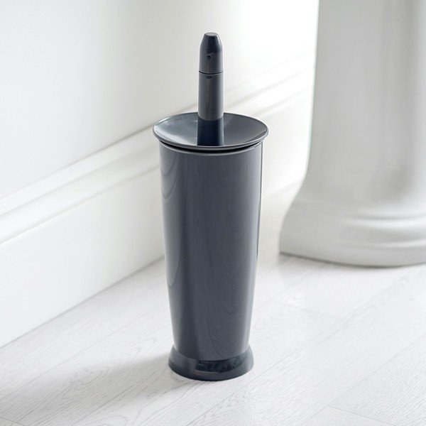 Antracit toaletna četka Addis Closed Toilet Brush Charcoal-image-1