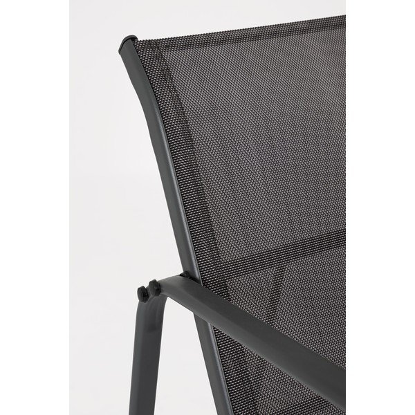 Antracitno siva željezna vrtna garnitura za 4 osobe Gonzalo – Bizzotto-image-2