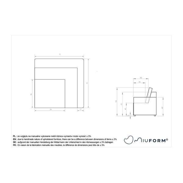 Bež modularna sjedeća garnitura Lulu – Miuform-image-3