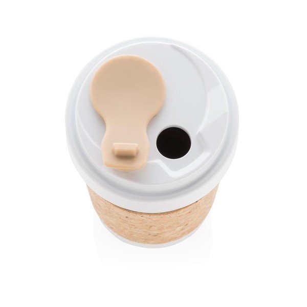 Ekološka termo šalica s plutenim rukavom XD Design Collection ECO, 400 ml-image-1