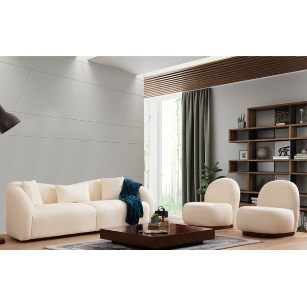Krem sofa 236 cm Venedik – Artie-image-1
