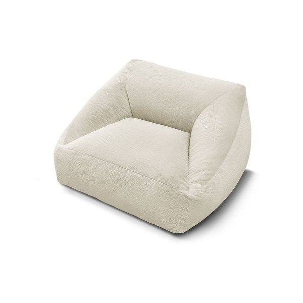 Krem vreća za sjedenje od umjetnog krzna Lilibet – Bobochic Paris-image-3