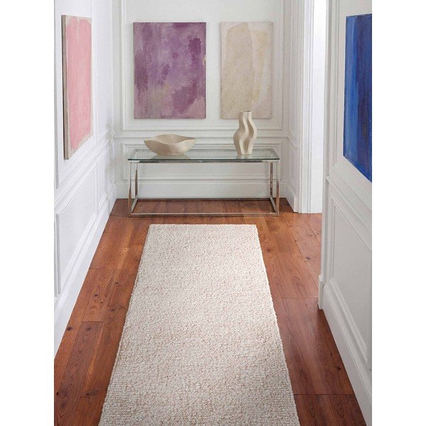 Ručno rađena staza od boucle tkanine boje slonovače 80x200 cm Notting Hill Portobello – Ted Baker-image-1