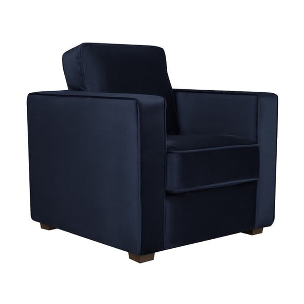 Tamnoplava fotelja Cosmopolitan Design Denver
