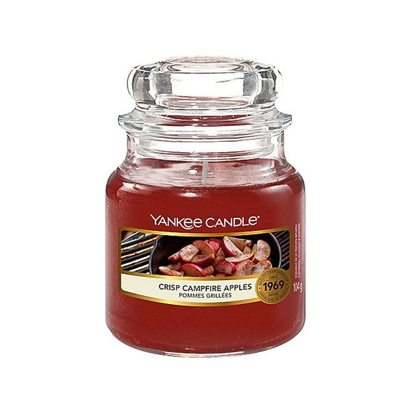 Mirisna svijeća Yankee Candle Crisp Campfire Apples, vrijeme gorenja 25 sati