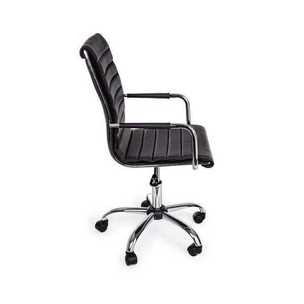 Crna uredska stolica od umjetne kože Perth – Yes Everyday-image-3